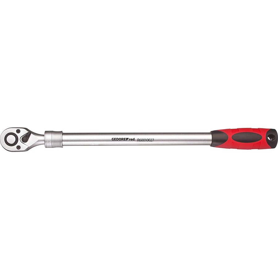 Red 2K telescopic reversible ratchet 1/2