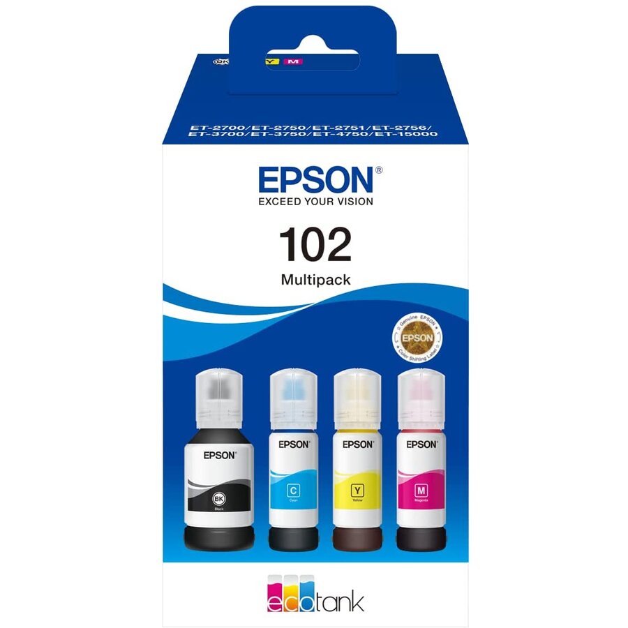 Set Epson 102 Multicolor