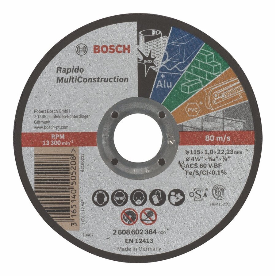 Bosch Tarcza tnaca MultiConstruction115mm