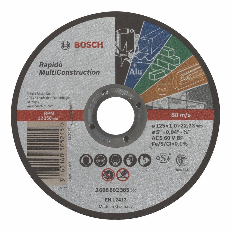 Bosch Tarcza tnaca MultiConstruction125mm