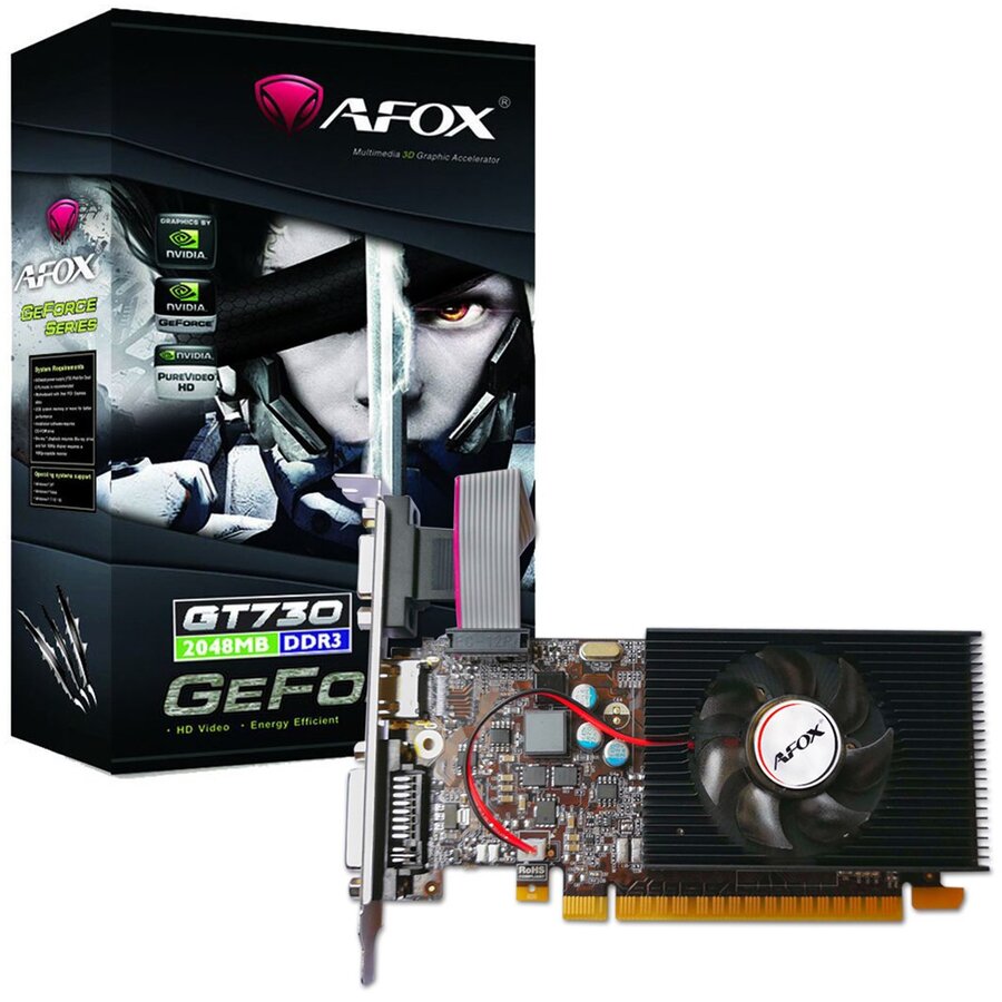 Placa Video Geforce GT730 1GB DDR3 64Bit