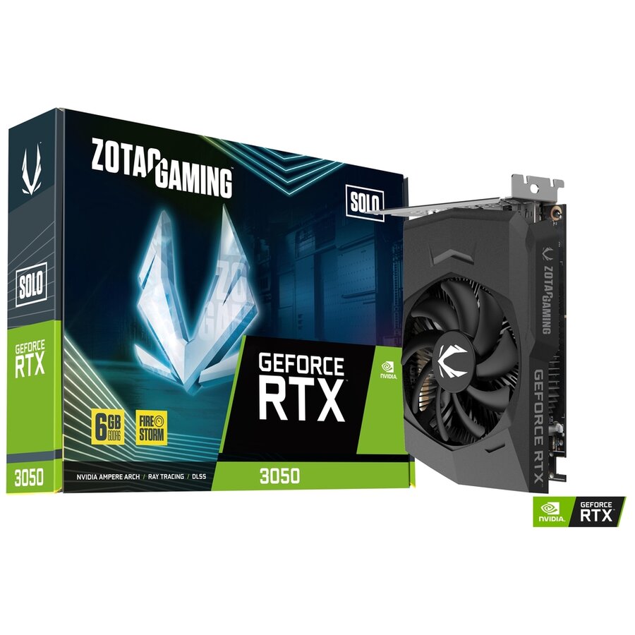 Placa Video GeForce RTX 3050 6GB  GDDR6  96bit Solo