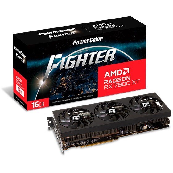 Placa Video Radeon RX 7800 XT Fighter 16GB GDDR6 256bit