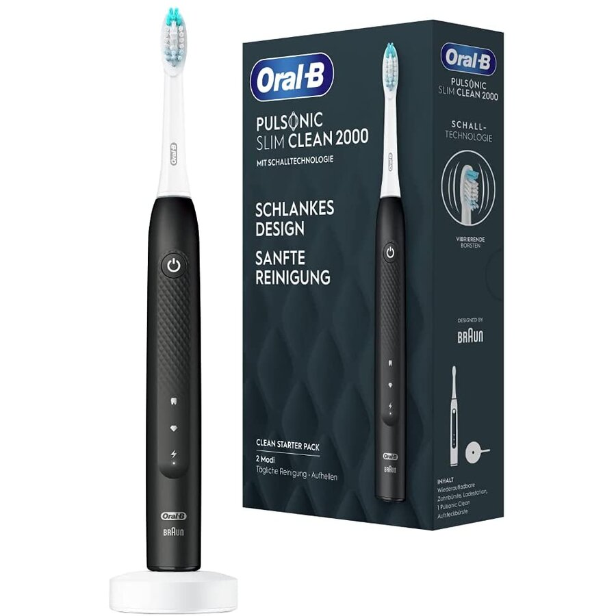 Oral-B brush head Pulsonic Slim Clean black - 2000