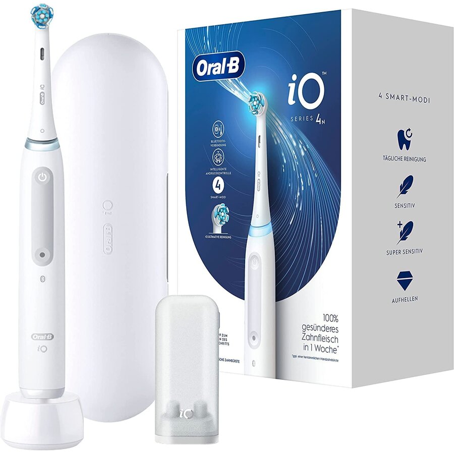 Oral-B iO Series 4 electric toothbrush (white quite white)