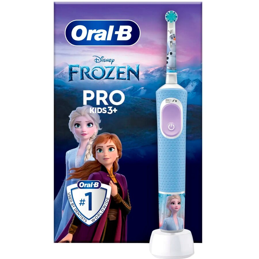 Oral-B Vitality Pro 103 Kids Frozen, Electric Toothbrush (light blue/white)