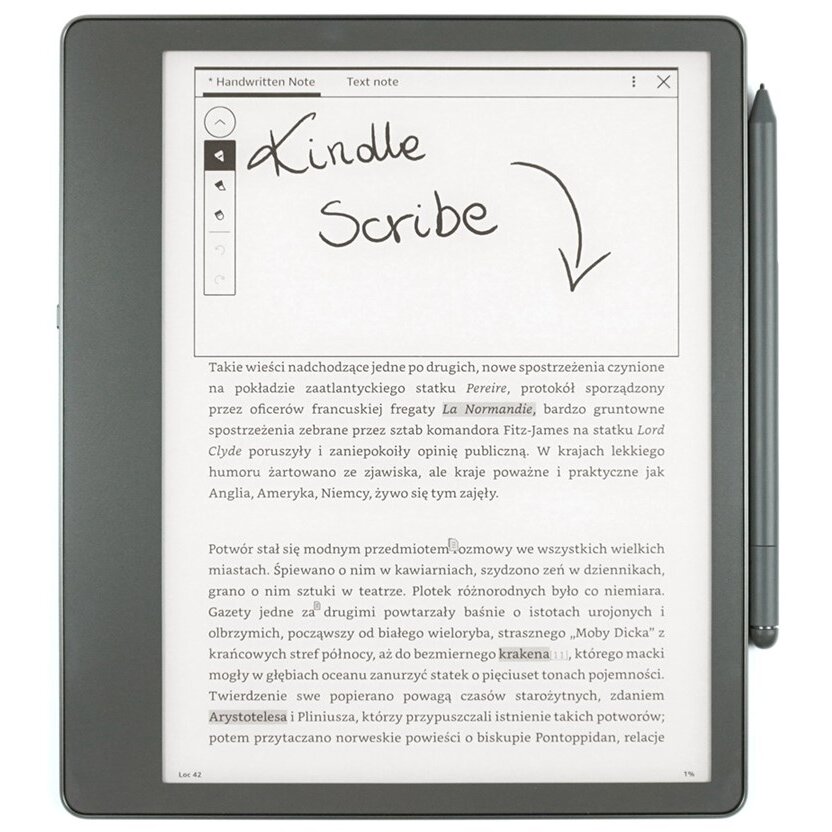 eBook Reader Scribe 10.2inch 16GB WiFi Premium Pen  Gri