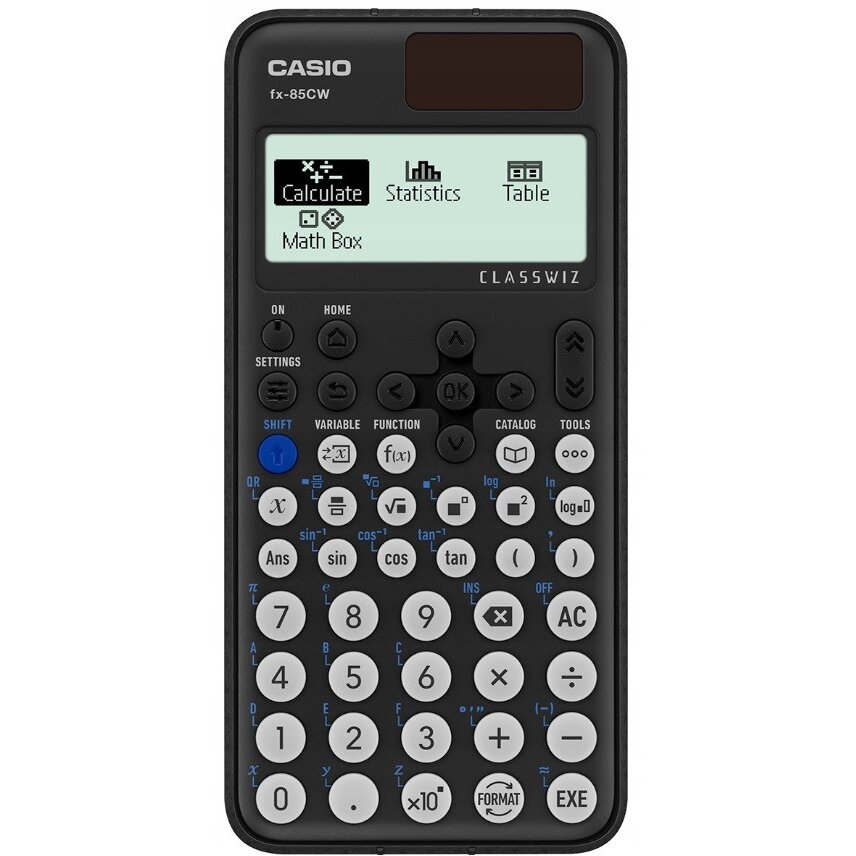 Calculator Fx-85cw  Baterie Solar 12 Cifre Negru