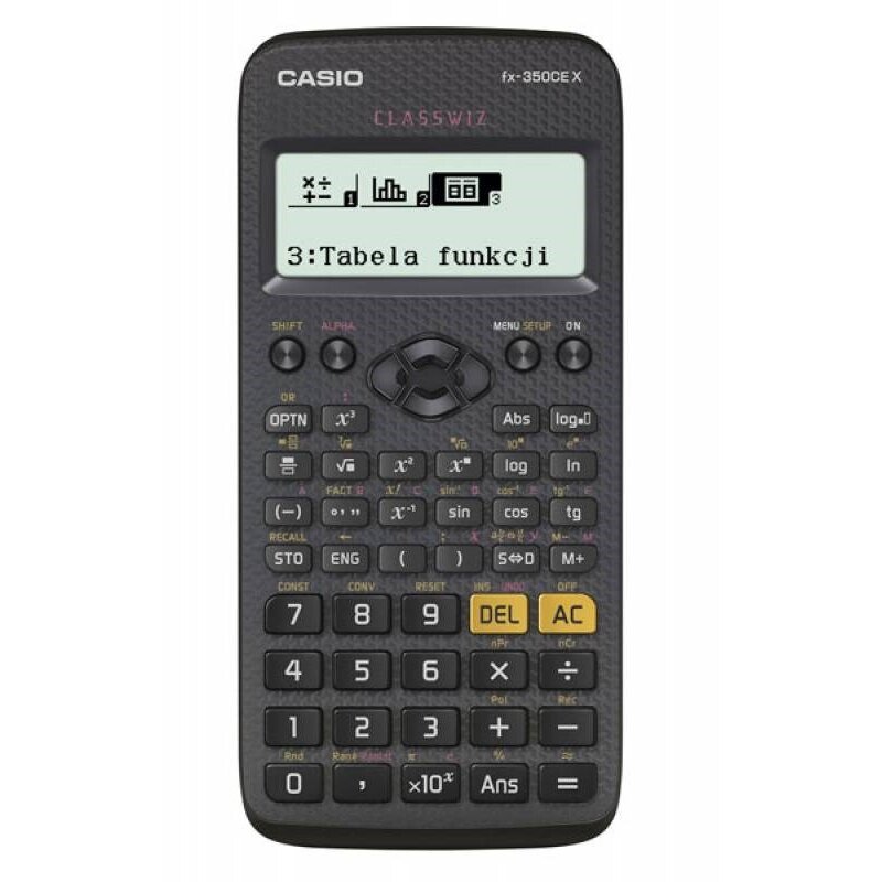 Calculator FX-350CEX 379 Functii Baterie  AAA 16 Cifre Negru