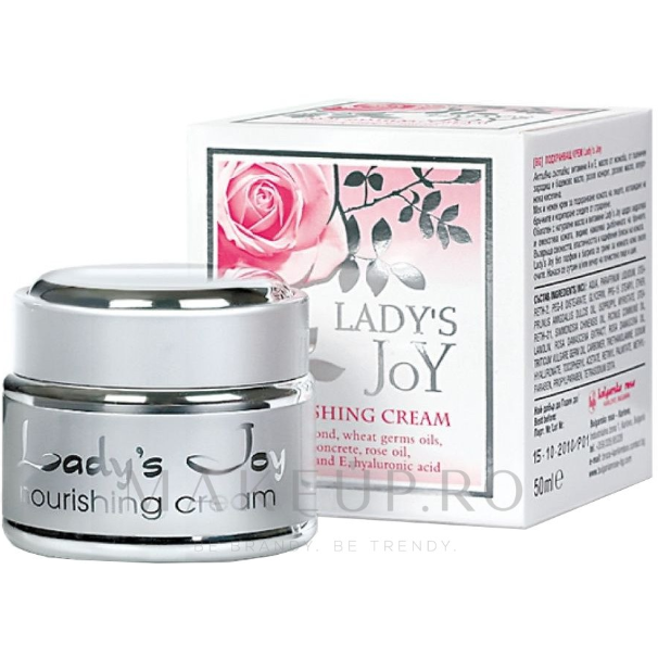 Crema Nutritiva Lady's Joy  Ulei  Trandafir 50ml