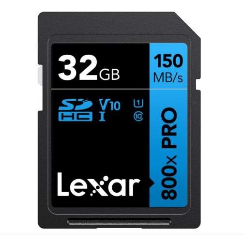 Card de Memorie Professional 800x Pro 32GB SDXC UHS-I Black Blue