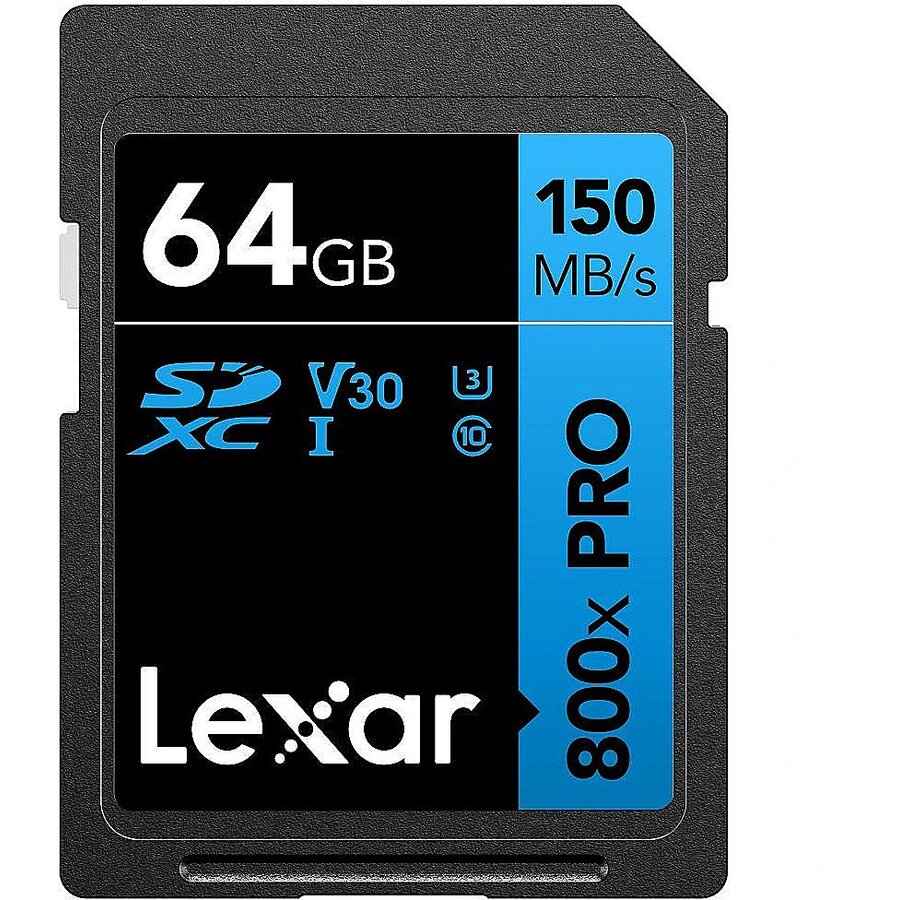 Card de Memorie Professional 800x Pro 64GB SDXC UHS-I Black Blue