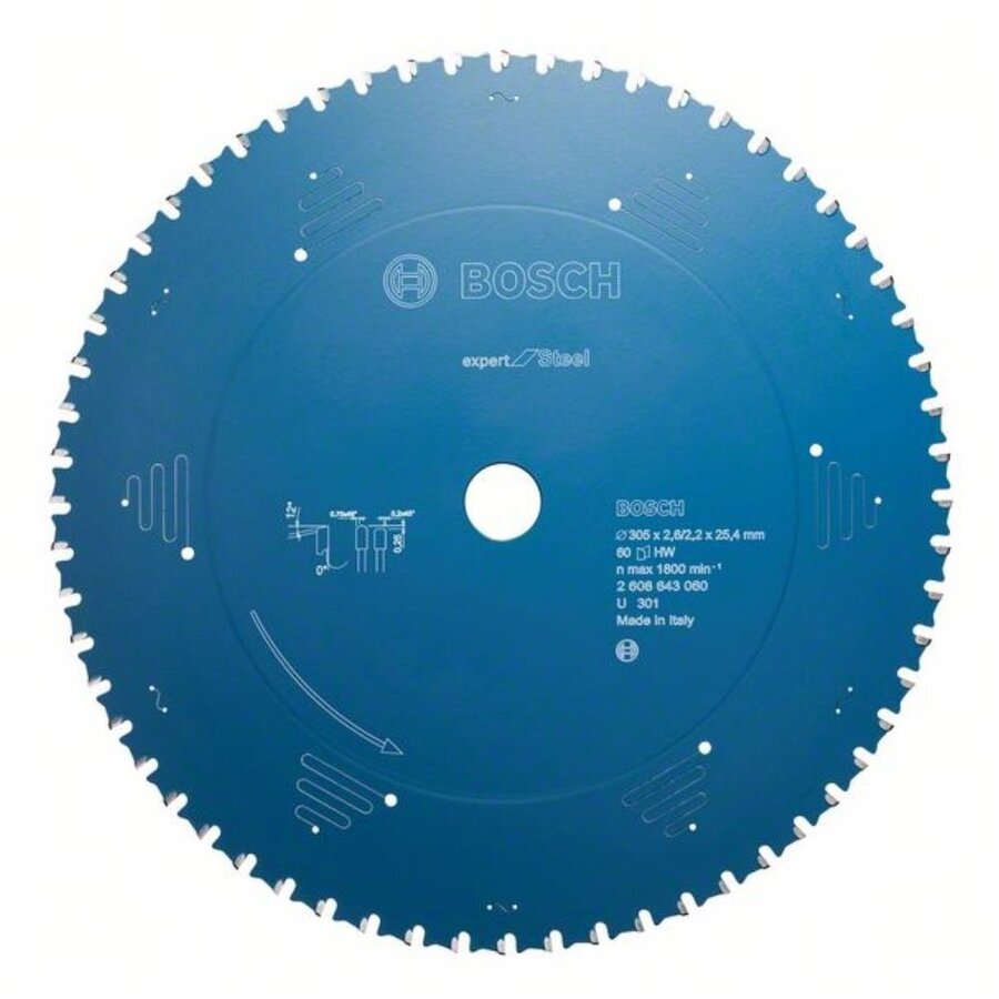 Bosch Tarcza pilarska Expert for Steel 305