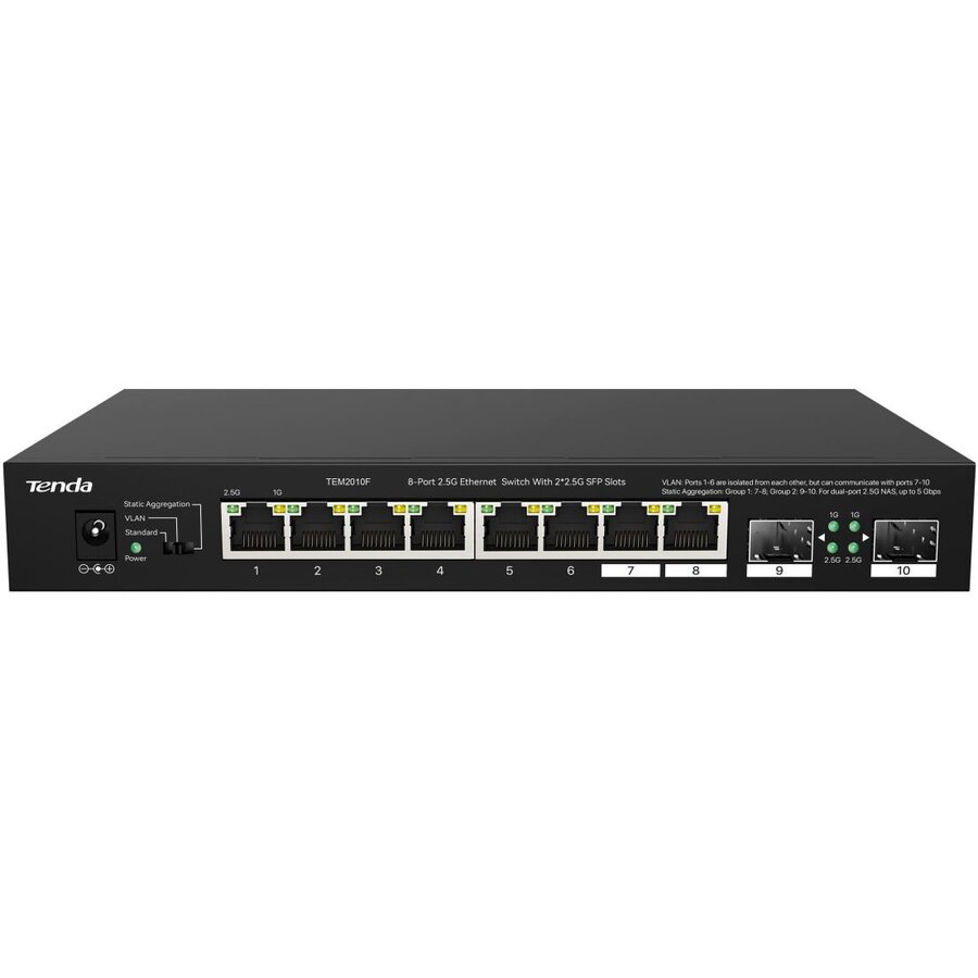 Switch 8 porturi Ethernet TEM2010F
