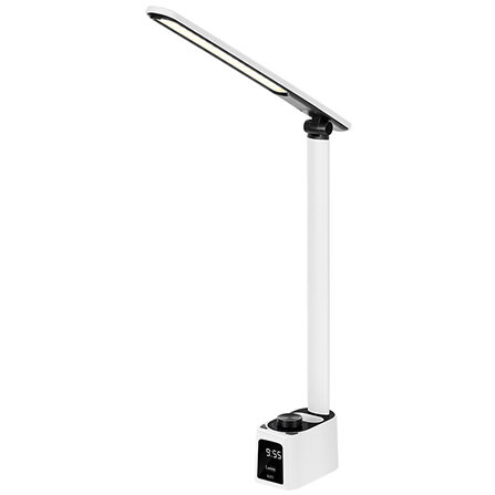 LAMPĂ LED BIROU CU CEAS QC / PD Rebel