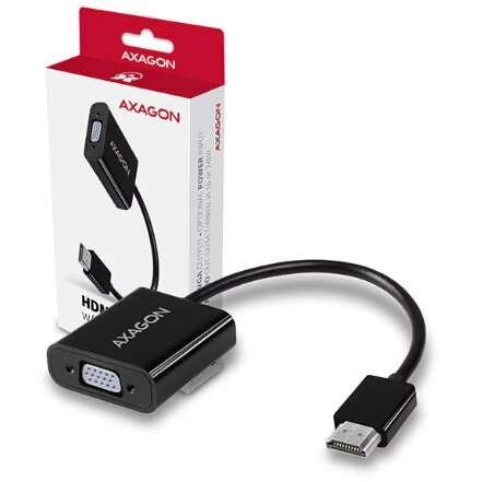 Adaptor HDMI la VGA Axagon RVH-VGN FullHD Negru — imaginea 2