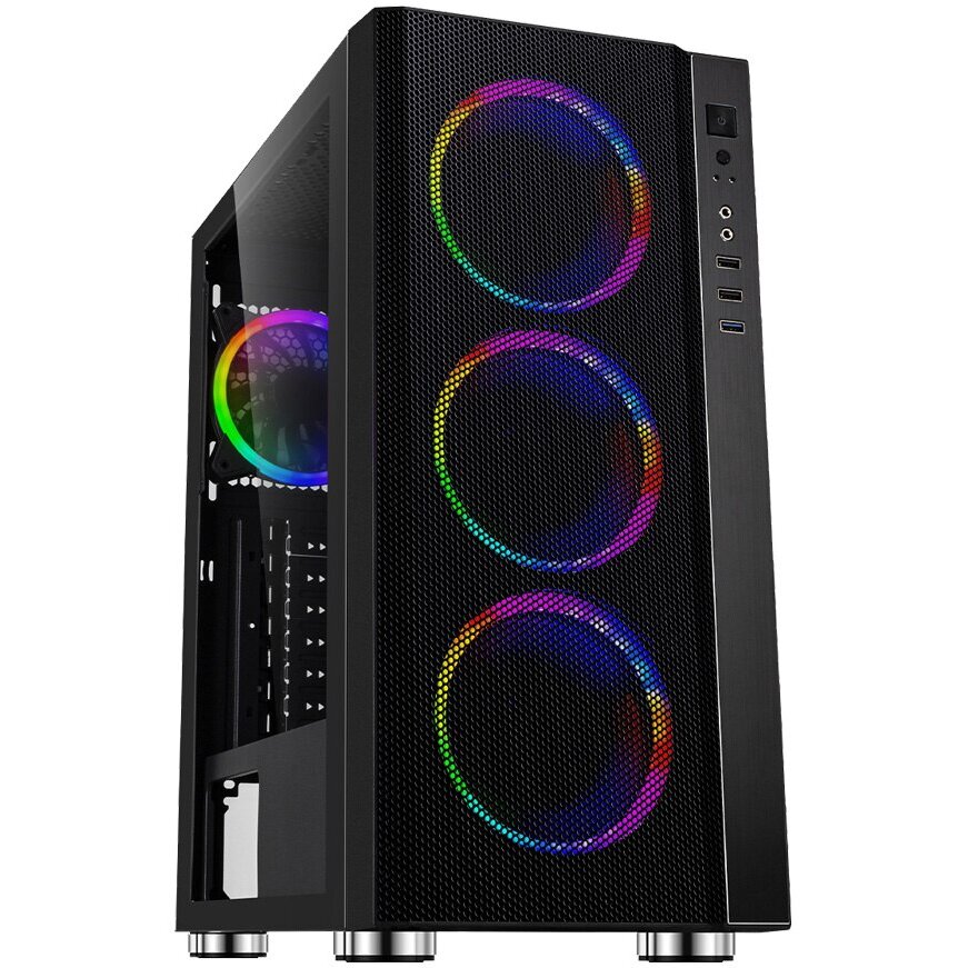 Carcasa Gaming Middle Tower Spcs-gc-rainbow