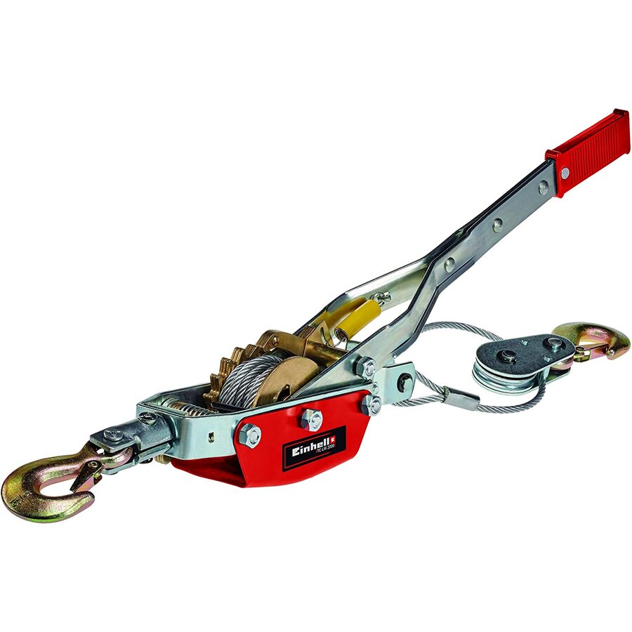 Hand lever cable TC-LW 2000, cable winch (red)