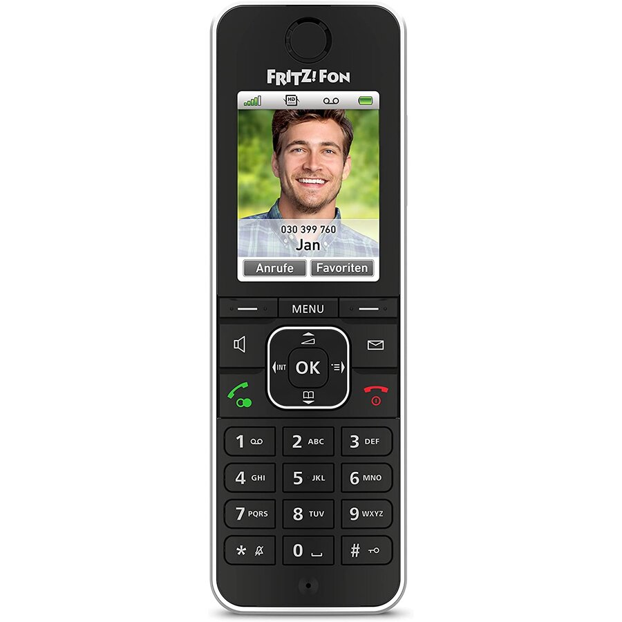 Telefon DECT FRITZ!Fon C6 Fara Fir Ecran 2.2inch Negru