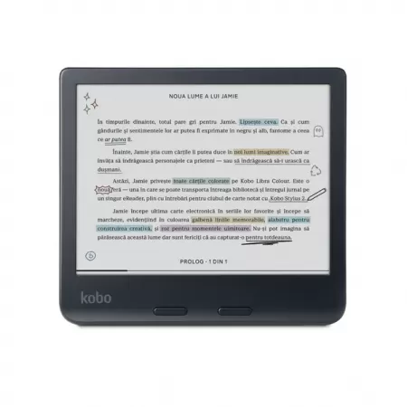 eBook reader Kobo Libra Colour E-ink 7inch 32GB Wi-Fi Negru