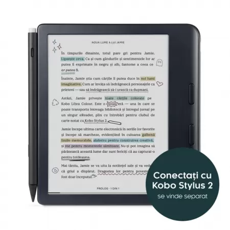 eBook reader Kobo Libra Colour E-ink 7inch 32GB Wi-Fi Negru