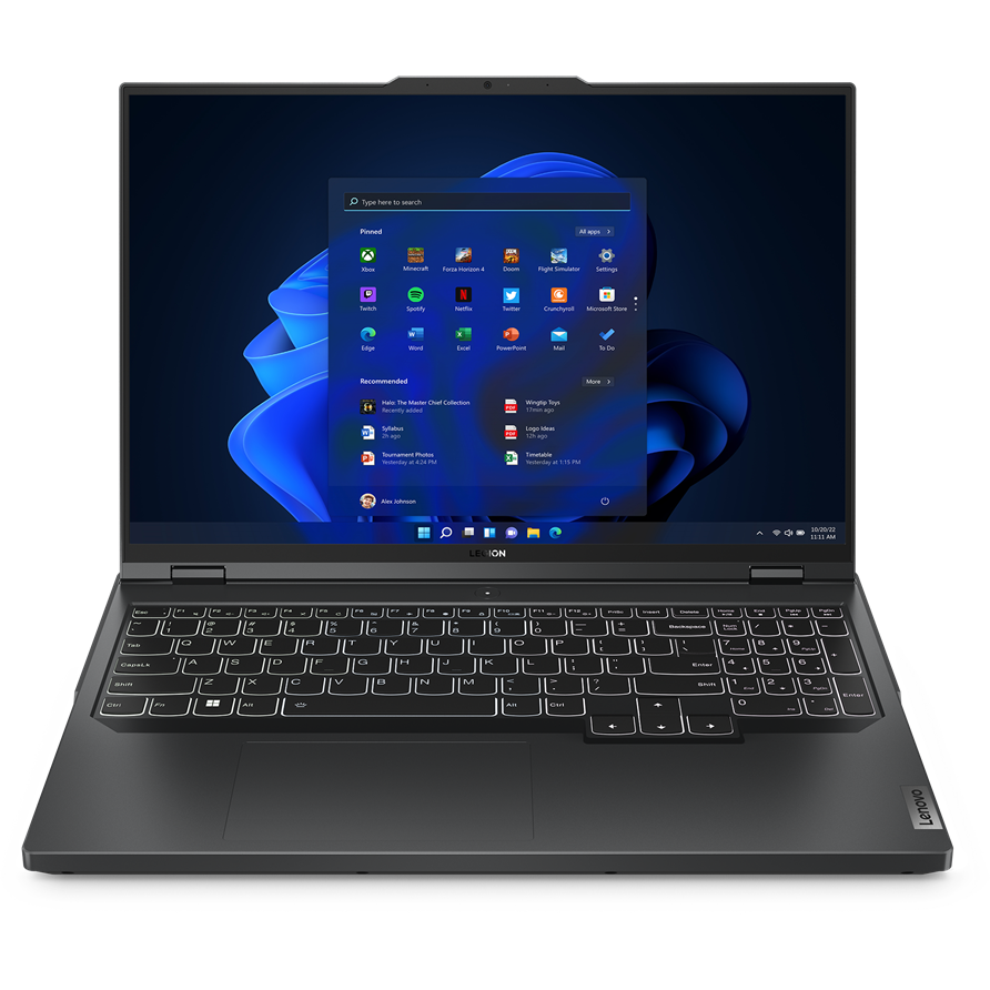Laptop Legion Pro 5 Wqxga 16 Inch Amd Ryzen 7 7745hx 16gb 512gb Ssd Rtx 4060 Windows 11 Home Onyx
