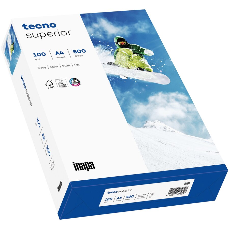 Consumabil Tecno Superior 100g 210x297 R, paper (DIN A4 (500 sheets), 100 g/m)