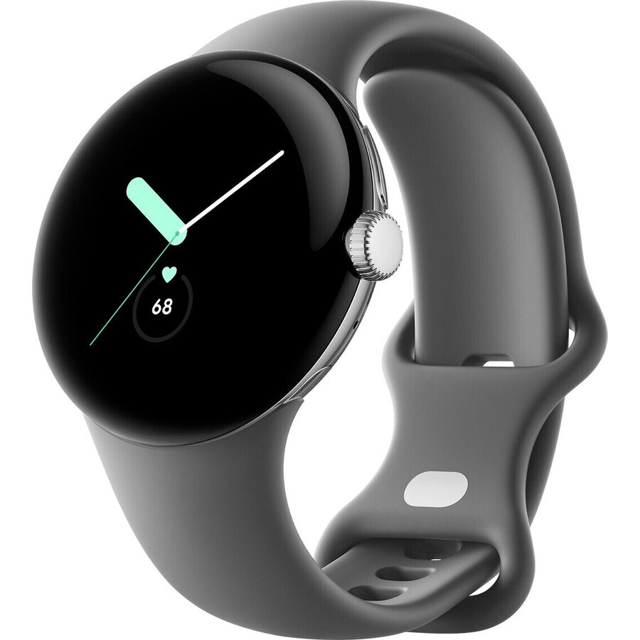 Smartwatch Pixel Watch, Smartwatch (silver, 41mm, LTE)