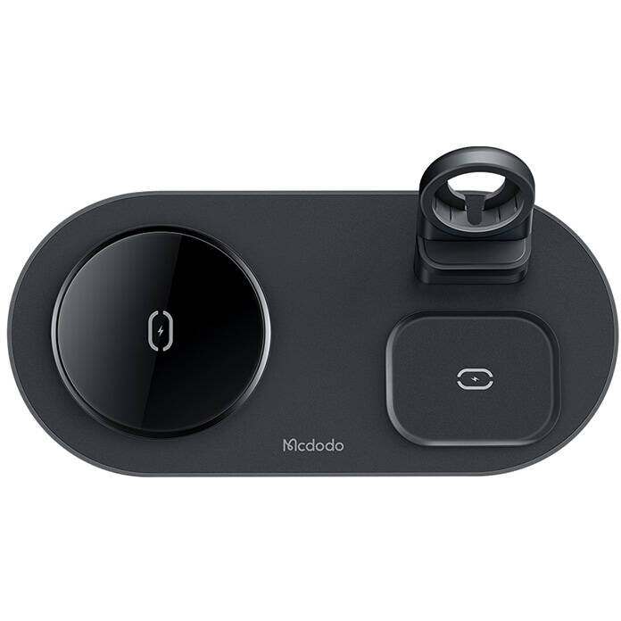 Incarcator CH-7061, Wireless Quick Charge, 15W, Cablu USB-C inclus, Negru