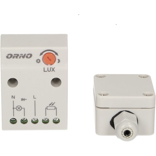 Senzor Crepuscular OR-CR-232 Cu Sonda Externa IP65 Alb