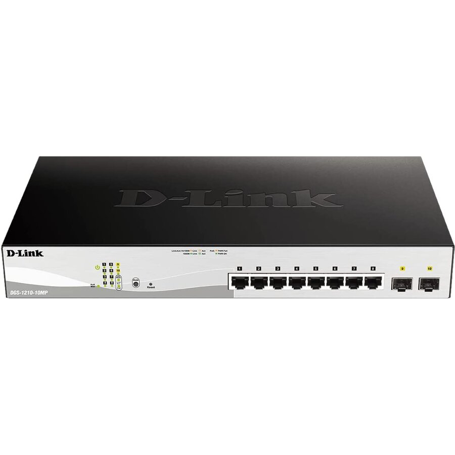 Accesoriu server DGS-1210-10MP/E PoE/GE/GE/SMA/08, Switch