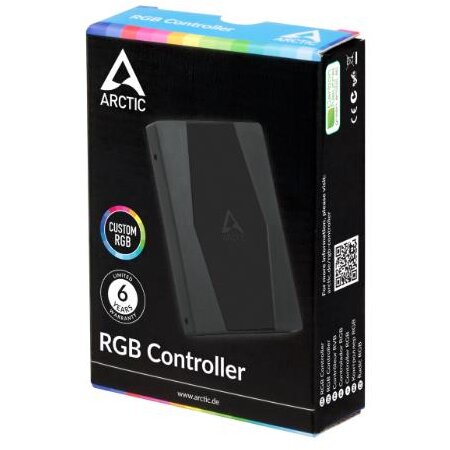 Controller RGB pentru Ventilatoare ARCTIC 12V 4-pin Negru