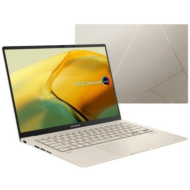 Laptop Zenbook Ux3404va-m9053w 2.8k 14.5 Inch Intel Core I5-13500h 16gb 512gb Ssd Windows 11 Home Sandstone Beige