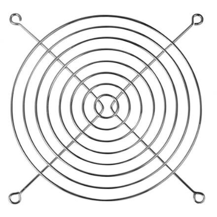 Grila Ventilator pentru Orice Ventilator PC 140MM Otel Cromat Argintiu