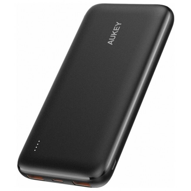 Acumulator Extern 10000mAh USB-C 2xUSB-A 18W Negru