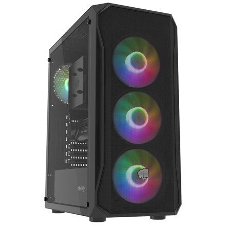 Carcasa Fury Shobo SH4F RGB Midi Tower Black