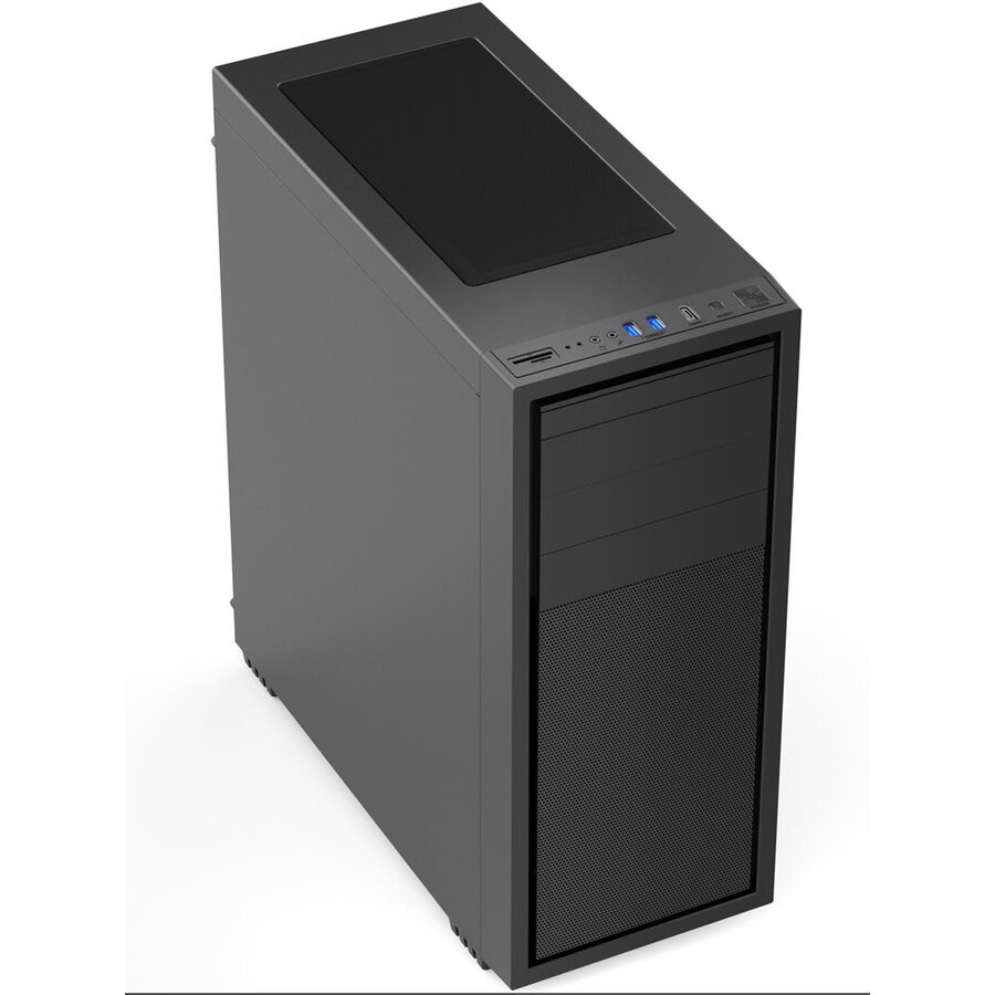 Carcasa Fornax K500 ATX Midi Tower Black