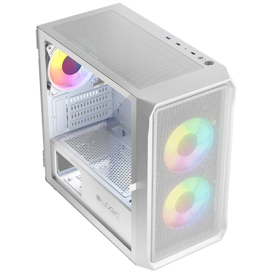 Carcasa Logic Portos ARGB Mini White — imaginea 2