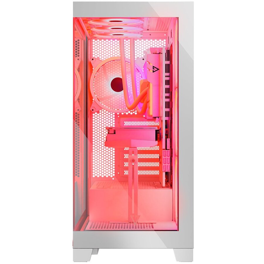 Carcasa Modecom Volcano Space Apex ARGB Midi Alb — imaginea 6