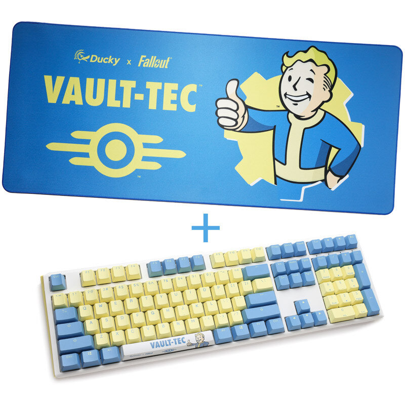 Tastatura Ducky x Fallout Vault-Tec Limited Edition One 3 Gaming + Mousepad MX-Brown