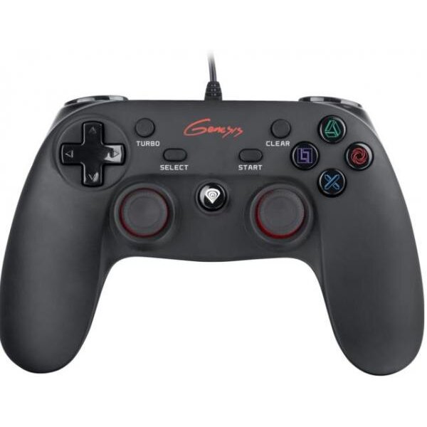 Gamepad P65  Gaming PC PS3  Negru