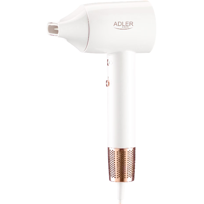 Uscator de Par AD 2272  Superspeed 110.000RPM 1800W  2  Viteze 3 Trepte  Temperatura Alb