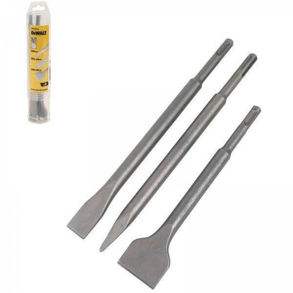 SDS-Plus Chisel Set DT60330-QZ - 3-piece
