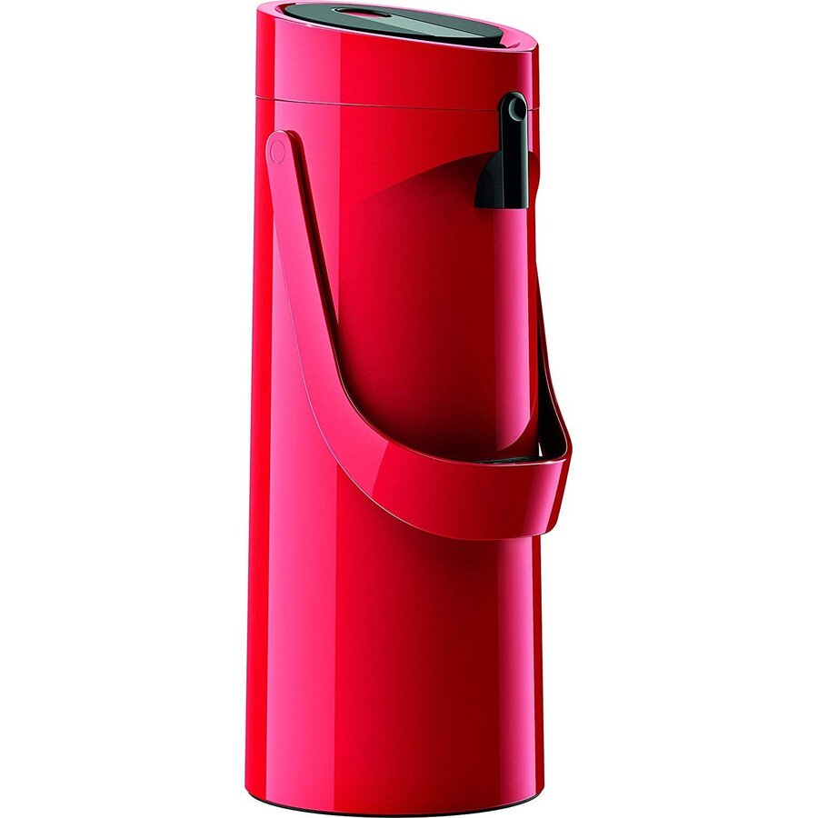 PONZA pump vacuum jug 1.9 liters (red (glossy), Comfort Press)