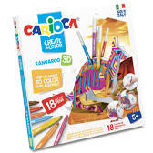 Set Creativ Color Carioca Cangur 3D