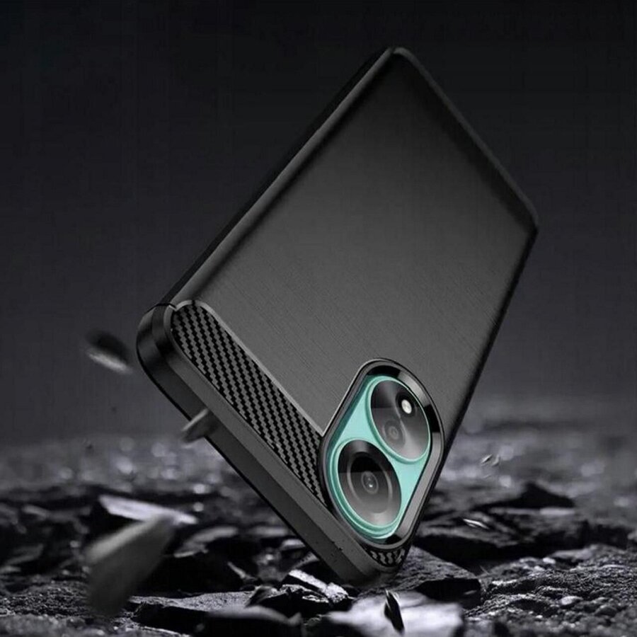Husa Lemontti Carbon Pro pentru Oppo A18 / A38 4G Negru — imaginea 4