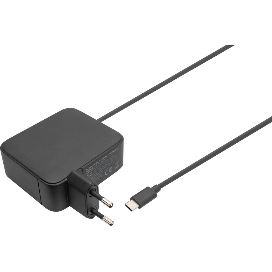 Notebook Charger USB-C, 100 Watt, GaN (black)