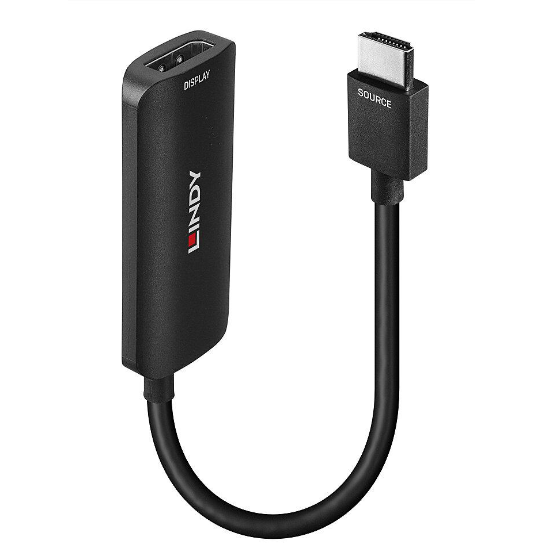 Adaptor Lindy HDMI 8K60 DisplayPort 1.4 Negru