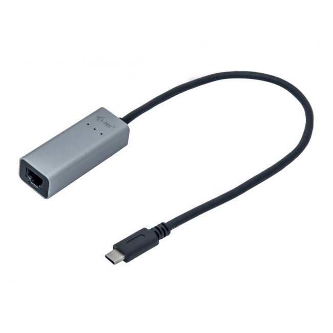 Adaptor USB-C Metal 2.5Gbps LAN Ethernet  RJ-45 Gri