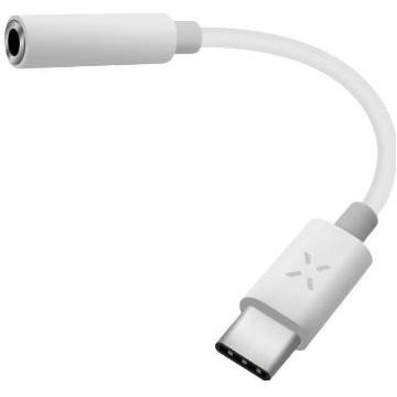 Adaptor USB-C M -   miniJack F Alb